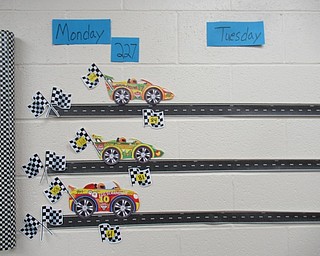 Neighbors | Jessica Harker.Kindergarten, first- and second-grade students compete to see which class purchased the most breakfasts for National Breakfast Week.