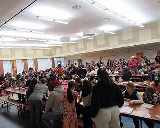 Neighbors | Jessica Harker .The Austintown Intermediate School cafeteria was packed with community members on March 1 for the school's annual Bingo fundraiser supporting the parent teacher association.