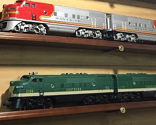 Neighbors | Submitted.Pictured are two original trains in Mamone's collection, including the 1952 Santa Fe (top) and the 1964 Southern train (below).