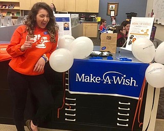 Neighbors | Submitted.Eirini Liodakis, Creative Arts and Design junior at the Mahoning County Career and Technical Center, has partnered with the Make a Wish Foundation to launch her Wishing for Kindness campaign to grant a wish for a local child.