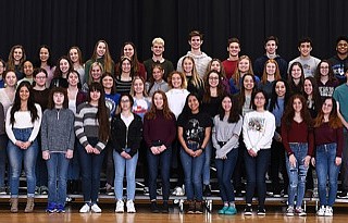 Neighbors | Submitted.Juniors and Seniors at Poland Seminary High School were inducted into the school's branch of the National Honors Society Feb. 13.