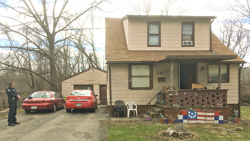 This is the house at 541 Henry St. in Niles where a man found a woman shot to death at 11:44 a.m. Monday and called 911. Police later also found her husband dead and believe it was a murder suicide, Niles Police Chief Jay Holland said.