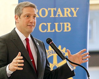 U.S. Rep. Tim Ryan of Howland, D-13th, spoke recently on various issues at an event at Our Lady of Mount Carmel. The veteran congressman is expected to announce today if he will run for president.