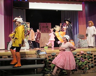 Neighbors | Jessica Harker .Students at Glenwood Junior High School put on Shrek the Musical for their spring production this year, opening March 28 at the school.