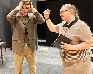 Neighbors | Abby Slanker.The Canfield High School Players will present “The Twilight Zone,” with Gregory Halley as Henry Bemis and Kaleigh Ceci as Helen in the episode “Time Enough at Last.”