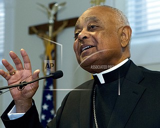 Archbishop Wilton D. Gregory has been designated by Pope Francis to the Archdiocese of Washington. Bishop Gregory who spoke today at a news conference at Washington Archdiocesan Pastoral Center in Hyattsville, Md. 