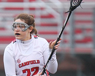 William D. Lewis The vindicator  Canfield's Isabella Kelty 22 during 4-5-19 game with Poland.