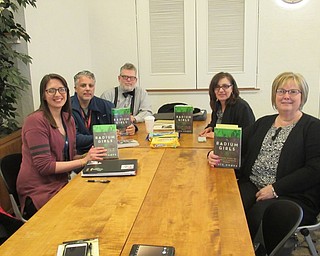 Neighbors | Jessica Harker .Members of the Austintown Chapter Chat book club, including librarian Andrea Zupscan, discussed "Radium Girls" on March 28.
