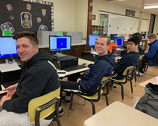 Neighbors | Submitted.Students at Boardman High School are pictured working in their computer science courses. Students will be faced with a new cirriculum next year thanks to the Amazon Future Engineer program.