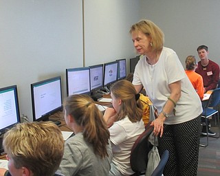 Neighbors | Jessica Harker .Fifth- and sixth-grade students from ten different schools in the area attended classes at Mooney on March 29.