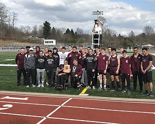Neighbors | Submitted.The Boardman High School boys track team won the 50th Ward Invitational in East Palestine on April 6. .