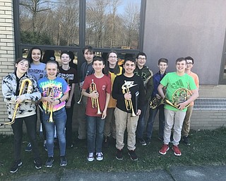 Neighbors | Submitted.Members of the Boardman Glenwood Middle School seventh-grade band participated in the Ohio Music Education Association District 5 Junior High School Solo and Ensemble competition on March 30. Pictured are, from left, (front) Jakob Owens, Vinnie Johnstone, Logan Rosko, Morgan Hostetler, Emma Moore; (back) Alex Cole, Evan Sweder, Nicholas Ricottilli, Miles Leicht, Deven Boyce, Angelo Marcella and Theresa Laverock. Missing from photo are Savanna Watkins, Faith Sullivan and Gianna DeNiro.