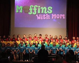 Neighbors | Abby Slanker.Hilltop Elementary School kindergarten students treated their mothers to a musical performance at the school’s annual Muffins With Mom on April 12.