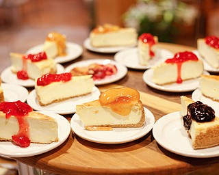 Slices of cheesecake were among the many treats served at the annual Easter Brunch at Fellows Riverside Gardens on Sunday. EMILY MATTHEWS | THE VINDICATOR