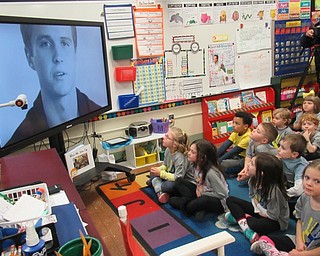 Neighbors | Jessica Harker.Students in Candace Wright's kindergarten class at Robinwood Elementary watched a video about students with Down Syndrome in celebration of World Down Syndrome Day on March 21.