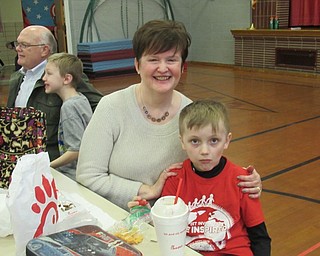 Neighbors | Jessica Harker .Cynthia Bermann enjoyed lunch with her nephew Jacob Milush March 21 at Boardman West Boulevard Elementary school's special persons lunch.
