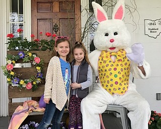 Neighbors | Submitted.Lyla Janiel and Hadley Chizmar gathered at the annual Egg Hunt hosted by the Poland Junior Women's League April 13 where they posed for pictures with the Easter Bunny.