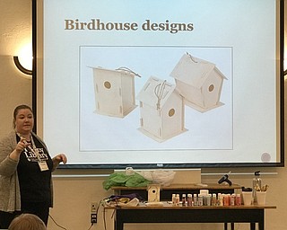 Neighbors | Jessica Harker.Three different birdhouse designs were available to community members who gathered at the Austintown library for the first Build your own Birdhouse event hosted by librarian Amelia Dale.
