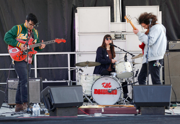 The Dreemers perform at the Summit's 330 Stage during Federal Frenzy on Saturday. EMILY MATTHEWS | THE VINDICATOR