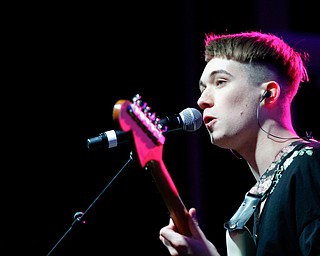 James Harker, of Spirit of the Bear, performs at Penpro Main Stage during Federal Frezny on Saturday night. EMILY MATTHEWS | THE VINDICATOR