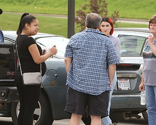 People affected by last weekend’s abrupt closing of Falcon Transport Co. gathered Wednesday at Home2 Suites by Hilton in Austintown to discuss possible class action lawsuit against the trucking company.