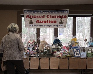 Neighbors | Jessica Harker.Boy Scout Troop 60 hosted a Chinese Auction at the Boardman Park March 24 during the annual Maple Syrup Festival.