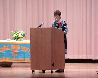 Neighbors | Jessica Harker.Marybeth McGlinn was the chosen speaker for the 2019 National Honors Society induction at Austintown Fitch High School.