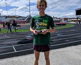 Neighbors | Submitted.Boardman High School junior Mitchel Dunham was named MVP of the 106th Mahoning County Championship at Austintown on April 20. Dunham led the Spartans to a second place finish overall at the meet.