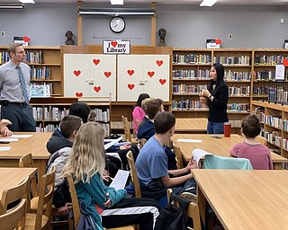 Neighbors | Submitted.Lamun Smith translated for Boardman students who Skyped students from Pa Dang Ngan a village in Thailand where Smith grew up March 27.