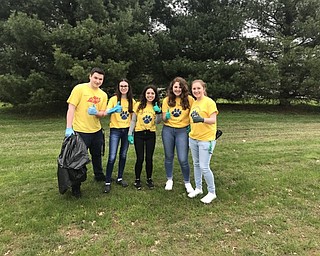 Neighbors | Submitted.Members of Poland's Interact Club spent time cleaning up the groups around Poland Seminary High School.