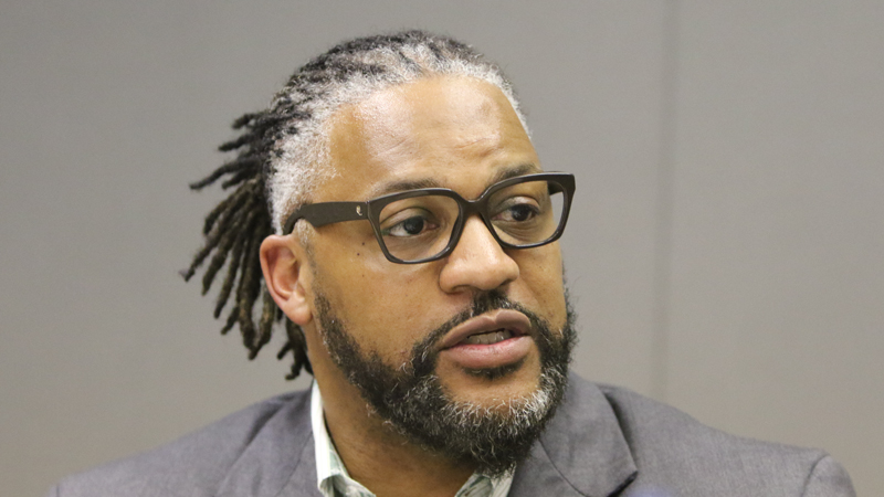 Justin Jennings, the new Youngstown schools chief executive officer, met with The Vindicator's Editorial Board on Thursday to discuss his objectives for turning around the academically troubled school district.