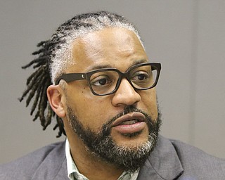 Justin Jennings, the new Youngstown schools chief executive officer, met with The Vindicator's Editorial Board on Thursday to discuss his objectives for turning around the academically troubled school district.