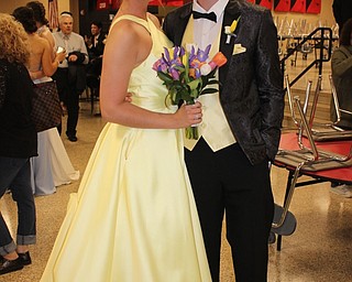 Neighbors | Abby Slanker.Canfield High School seniors Marissa Yourstowsky and Danny Beistel attended the Promenade prior to the junior-senior prom on May 4.