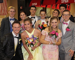 Neighbors | Abby Slanker.A group of Canfield High School juniors and seniors enjoyed the Promenade prior to the junior-senior prom on May 4.