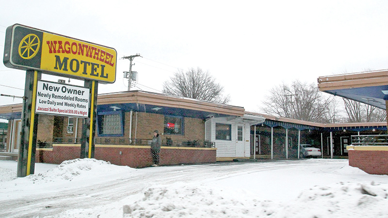 Boardman Township trustees voted Monday to declare the embattled Wagon Wheel Motel — shown here in January —  a nuisance after multiple inspections found the building at 7015 Market St. unsafe. In inspecting the building with the state fire marshal code enforcement bureau, the Boardman fire department discovered structural concerns that pose risks to inhabitants and firefighters in the event of an emergency. 
