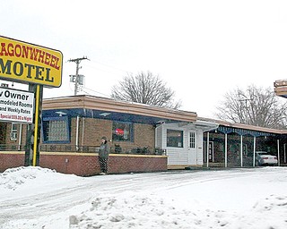 Boardman Township trustees voted Monday to declare the embattled Wagon Wheel Motel — shown here in January —  a nuisance after multiple inspections found the building at 7015 Market St. unsafe. In inspecting the building with the state fire marshal code enforcement bureau, the Boardman fire department discovered structural concerns that pose risks to inhabitants and firefighters in the event of an emergency. 
