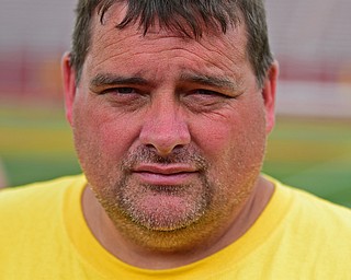 AVON LAKE, OHIO - MAY 19, 2019: East head coach head shot.