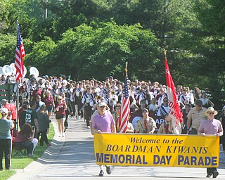 William D. Lewis The vindicator  The Boardman Kiwanis Memorial Day Parade makes its way through Boardman Park 5-27-19.