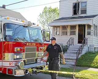 Niles firefighters responded at 4:30 a.m. Monday to a fire at 307 Scott Ave. that killed two family members. Two others who survived are being treated for injuries. 