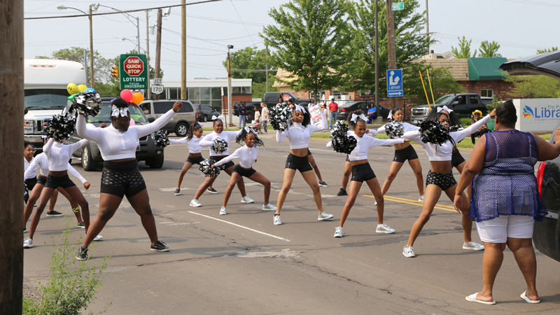 A Youngstown dance group displays its talented members at the Warriors Inc. 15th annual Unity in the Community parade on Saturday. 