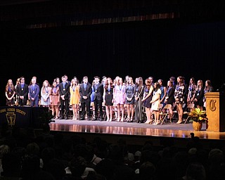Neighbors | Abby Slanker.Canfield High School National Honor Society inductees took the NHS Pledge for Membership during the Induction Ceremony on April 17.
