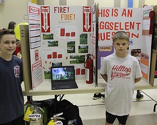 Neighbors | Abby Slanker.Two Hilltop Elementary School fourth-grade students displayed their experiments at the school’s annual Science Fair on May 24.