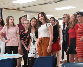 Neighbors | Jessica Harker.Austintown Fitch High School student members of the Womens Choir performed for senior community members April 24 at the annual Senior Citizen Dinner.
