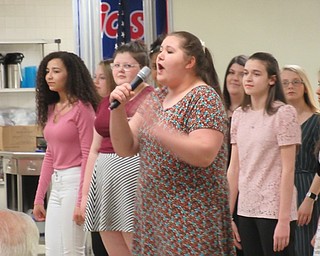 Neighbors | Jessica Harker.Members of the Austintown Fitch High School's choir performed for community members April 24 at the school's Senior Citizen Dinner.