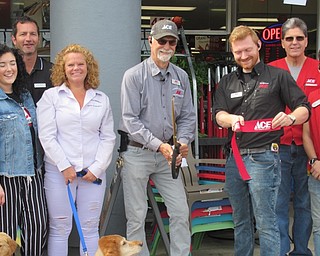 Neighbors | Jessica Harker.Ace Hardware owners and employees celebrated as they cut the ribbon opening the new location in Boardman June 7.