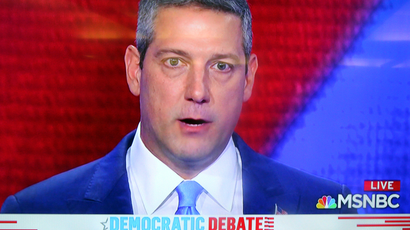 U.S. Rep. Tim Ryan was largely quiet during the initial 2020 Democratic presidential debate, speaking about three minutes during the first 90 minutes. He spoke a lot more during the final 30 minutes of Wednesday’s debate with the most memorable moment being a heated exchange with U.S. Rep. Tulsi Gabbard of Hawaii over the nation’s military involvement overseas.