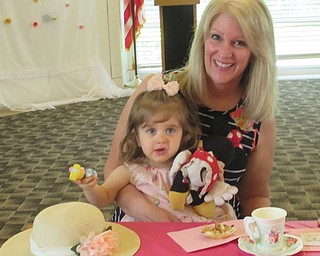 Neighbors | Jessica Harker.Community members gathered at the Austintown library May 11 for the first Mommy and Me for tea event.