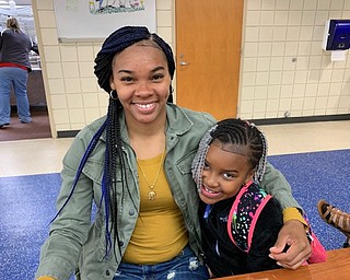 Neighbors | Jessica Harker.Austintown students were able to celebrate Mother's Day early at AIS's first Muffins with Mom event.