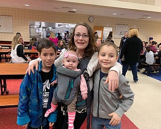 Neighbors | Jessica Harker.Local moms were able to enjoy breakfast with their children May 7 at AIS's first Muffins for Mom event.