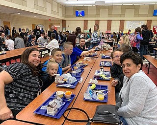 Neighbors | Jessica Harker.Austintown Intermediate Students gathered before schools with their mothers and grandmothers for the schools first Muffins for Mom event.